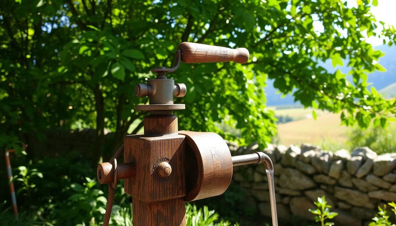 fabriquer une pompe à eau manuelle